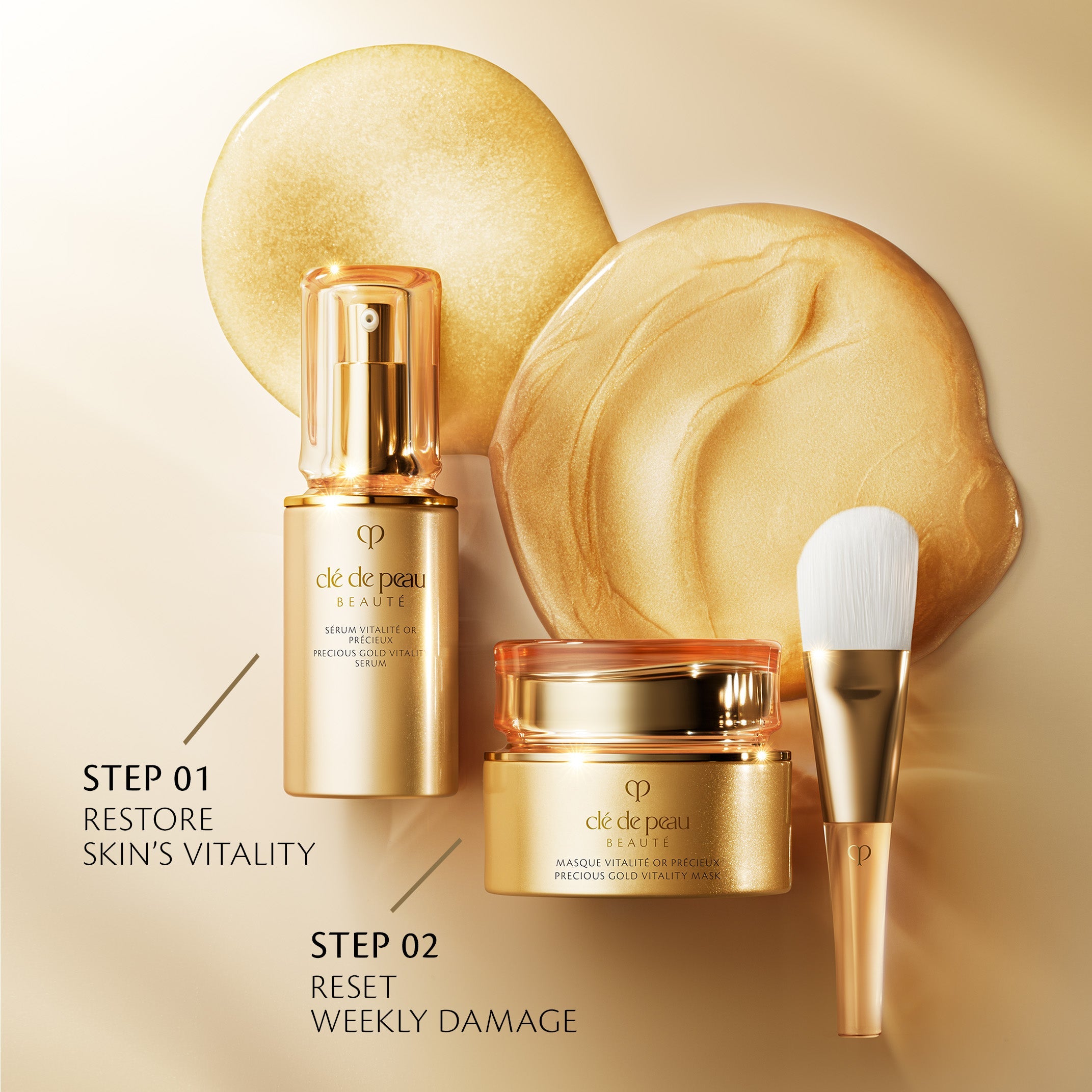 Precious Gold Vitality Serum - Clé de Peau Beauté